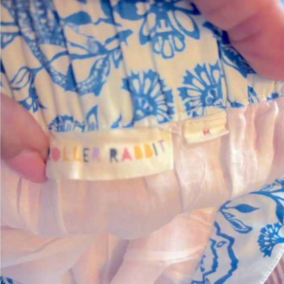 Roller Rabbit Cotton Aitona Carlisa Colorful Midi Skirt Medium - Picture 3 of 4